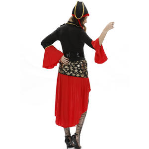 <span class=keywords><strong>Costume</strong></span> de Capitaine de Pirates <span class=keywords><strong>des</strong></span> <span class=keywords><strong>Caraïbes</strong></span> Vintage Médiéval Sexy pour Femme Halloween Cosplay <span class=keywords><strong>Costume</strong></span> Femme Gothique Jeu de Rôle Déguisement - Product Image 2