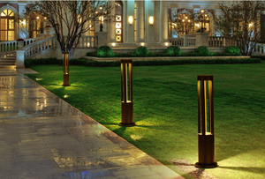 Adornos de Jardín, Iluminación Decorativa LED de 12v para Navidad, Diseño de Postes de Acero Corten Oxidado para Caminos de Jardín - Product Image 6