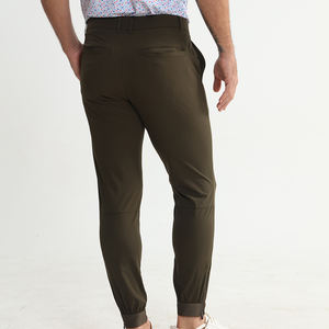 กางเกงกีฬาลำลองของผู้ชายแบบกำหนดเองกางเกงชุดกอล์ฟยืดหยุ่นแบบตรงกางเกงชุดสูทผู้ชายสำหรับฤดูใบไม้ผลิ - Product Image 6