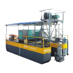 Máquina de succión de arena de río de fácil operación Proveedor de fábrica de barcos de dragado de arena
