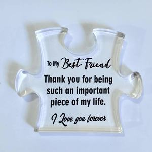 2025 nuevo rompecabezas acrílico para enviar a padres, amigos y colegas, decoración de mesa artesanal - Product Image 5