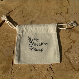 Manufacturer Organic Cotton <b>Drawstring</b> Bags Custom Printed Logo Bag Minimalist Style Eco Muslin Cotton Jewelry Packaging <b>Pouch</b> - Product Image 5