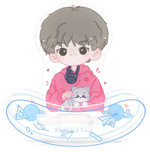 CCH Soporte acrílico giratorio con estrella animada personalizada, regalo conmemorativo creativo - Product Image 3