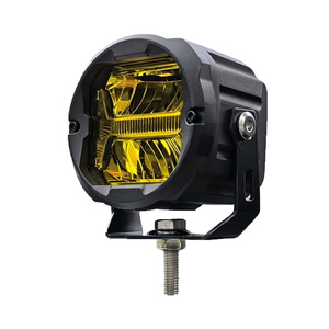 Nouveau phare antibrouillard LED <span class=keywords><strong>Aurora</strong></span> 3 pouces 12V 24V IP68 50W puissant faisceau spot blanc jaune avec DRL pour SUV UTV 4x4 voiture moto - Product Image 5
