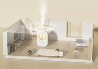 Distributeur de parfum intelligent Design carré Faible bruit Batterie longue durée Maison Chambre Hôtel Aromathérapie automatique Huile essentielle