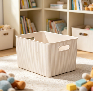 Panier de rangement en plastique Tatay Baobab 10-20 L |   Boîte d'organisation |   Poignées intégrées |   Conception compacte et polyvalente |   Plastique - Product Image 2