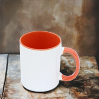 Nouvelles tasses à sublimation blanches 2026 – Fournisseurs de mugs à transfert thermique bicolores, tasses colorées personnalisables avec motifs de logo