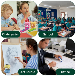Bester Lieferant OEM Radiergummi Staubfrei Blau Größe 24 für Prüfungen Kindergarten B2B ODM OEM Schreibwaren Büro Beste Versorgung Kunst Skizze - Product Image 5