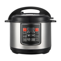 Cuisinière à pression de haute qualité pour la maison, 4L, 5L, 6L, 8L, 10L, 12L, avec cuve intérieure en aluminium, multifonction, électrique
