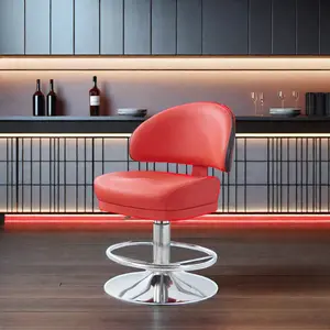 Caldo-vendita moderno stile nordico in pelle sedia casinò nuova casa Bar officina casa ufficio vera pelle metallo legno/acciaio