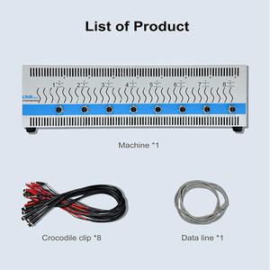 10A NiMH Blei-Säure-Lithium-Batteriezellen-Lade-und Entlade <span class=keywords><strong>tester</strong></span> <span class=keywords><strong>8</strong></span>-Kanal-Kapazitätstester mit 10A Spannungs ausgleich - Product Image 2