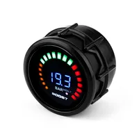 2"52mm Tachometer Voltmeter Boost Vacuum Air-Fuel Ratio Water Temp Oil Temp Oil Pressure EGT Gauge LED Digital Pengukur Mobil Balap