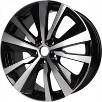 Jantes en alliage forgé sur mesure 19 pouces 5 trous multi-branches noir brillant pour Nissan Altima 2019-2023 JDM Aftermarket