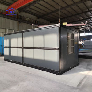 Conteneurs modulaires préfabriqués pliables de 20 pieds en gros, maison miniature, maison préfabriquée, cabine portable pour hôtel - Product Image 5
