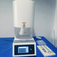 Four de frittage de zircone KS-DF-L pour laboratoire dentaire avec thermocouple de type B, certifié CE, jusqu'à 1700 °C