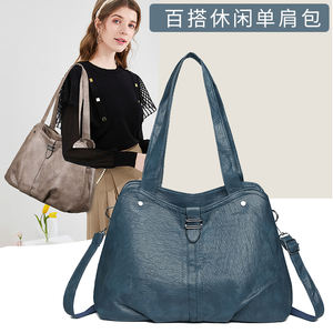 กระเป๋าโท้ทวัสดุ PU สำหรับสุภาพสตรีทันสมัย กระเป๋าถือแบรนด์ดีไซเนอร์ กระเป๋าถือสไตล์เรโทรและมีเอกลักษณ์เฉพาะตัว.9025 - Product Image 4