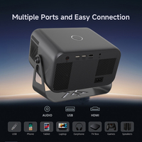Projecteur portable Tripsky 4K Android Smart Bluetooth 5G Wi-Fi 1 + 8G Full HD LCD LED Projecteur de cinéma maison extérieur