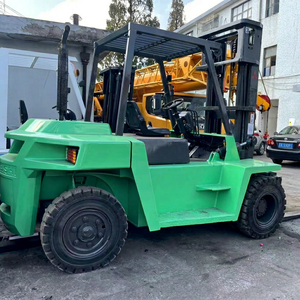 Used Mitsubishi Diesel Forklift 2.5 Ton Stacker Forklift Green 3000 mm 6000 mm <b>Lifting</b> Height for Warehouse Yard - Product Image 6