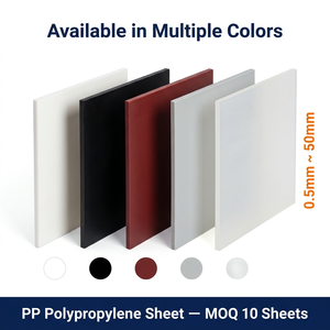 Lámina de Polipropileno PP Multicolor a <span class=keywords><strong>Precio</strong></span> de Fábrica, Placa de Plástico de 1mm-50mm de Grosor, Lámina de PP Blanca, Gris y Azul al por Mayor - Product Image 4