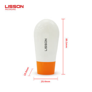 Plástico cosmético personalizado 30ml Squeeze protector solar botella crema contenedor cuidado de la piel botella de embalaje con boquilla - Product Image 5