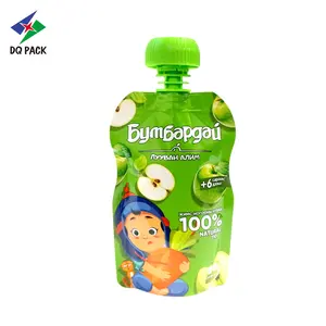 DQ PACK Best Selling High Barrier Baby Food Retort Doypack Aluminum Spout Pouch