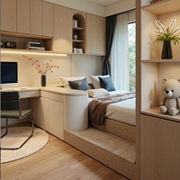 Armoires en bois massif de conception européenne personnalisée, meubles de haute qualité pour la maison et l'hôtellerie, service OEM disponible