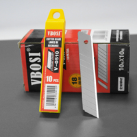 Lame de coupe 18 mm 7 ou 10 ou 14 points Lame à rupture industrielle Utilisation industrielle Couteau utilitaire Lame de coupe