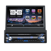 Autoradio Bluetooth universel avec écran tactile 7 pouces USB 1 Din Lecteur DVD de voiture