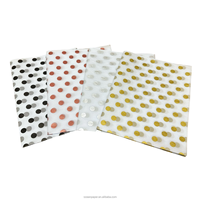 Feuilles de papier d'emballage colorées imprimées sur mesure pour les fleuristes et les boutiques de cadeaux, conception de logo, vente en gros