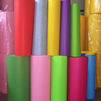 Tissu non tissé aiguilleté coloré pour la décoration de la maternelle, feutre sans peluches, coton aiguilleté insonorisant