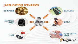 Batería de Litio Tipo Moneda CR2016 de 3V para Relojes, Llaves, Calculadoras, Dispositivos Médicos y Más - Product Image 6