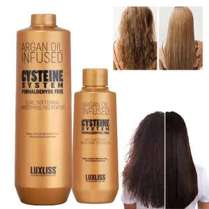 LUXLISS Langsung dari Pabrik Perawatan Rambut Keratin Bebas Formaldehida Perawatan Smoothing Keratin Brasil untuk Penggunaan Salon Profesional