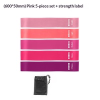 Boucle de résistance (anneau de tension) en TPE rose dégradé, directement de l'usine, pour l'activation des fessiers, le fitness et la mise en forme, les squats et l'entraînement des hanches
