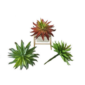 Plantes succulentes artificielles, feuilles de chrysanthème en colle souple simulée, succulentes, accessoires de photographie DIY, fleurs d'intérieur, bonsaï - Product Image 6