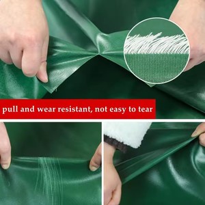 Bâche imperméable respirante <span class=keywords><strong>de</strong></span> 0,3 mm, vert foncé, épaississement, revêtement en PVC, auvent, couverture pour plantes <span class=keywords><strong>de</strong></span> jardin, gazebo, pergola, tente, bâche - Product Image 6