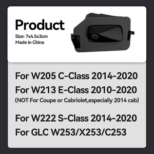 2 éclairages de rétroviseur pour Mercedes Benz Classe C E S GLC W205 W213 W222 W253, éclairage d'ambiance de porte de voiture, lampe LED de rétroviseur - Product Image 2