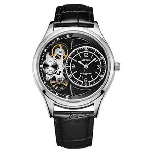 Reloj de pulsera para hombre, diseño esqueleto, resistente al agua, moderno, de cuarzo - Product Image 6