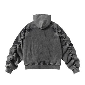 Sudaderas con Capucha Personalizadas con Estampado Puff para <span class=keywords><strong>Hombre</strong></span>, Estilo Urbano, Oversize, <span class=keywords><strong>de</strong></span> Algodón Pesado, <span class=keywords><strong>Ropa</strong></span> <span class=keywords><strong>de</strong></span> <span class=keywords><strong>Moda</strong></span> <span class=keywords><strong>de</strong></span> Fábrica - Product Image 3