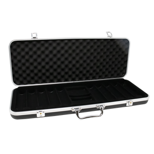 Estuche para Fichas de Póker Ligero, Negro, de ABS Resistente a Golpes, con Rastreador de Inventario para 500 Fichas - Product Image 3