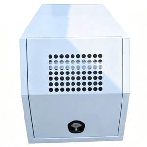 Caisse de chargement plate en alliage d'aluminium de 3,0 mm pour pick-up, avec moitié caisse de transport pour animaux et moitié auvent, pour le camping et les activités de plein air - Product Image 1