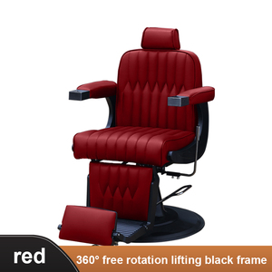 Jincheng Mobilier <span class=keywords><strong>moderne</strong></span> pour <span class=keywords><strong>salon</strong></span> <span class=keywords><strong>de</strong></span> <span class=keywords><strong>coiffure</strong></span> en cuir noir Fauteuil <span class=keywords><strong>de</strong></span> <span class=keywords><strong>coiffure</strong></span> rotatif pour <span class=keywords><strong>salon</strong></span> <span class=keywords><strong>de</strong></span> beauté Fauteuil <span class=keywords><strong>de</strong></span> barbier pour hommes - Product Image 6
