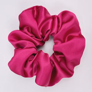Canyuan Koreaanse Stijl Multi Effen Kleur Elastische Grote Haarband Mode Premium Dik Zijdeachtig Satijn Vrouwen Meisje Xl Haar Scrunchies - Product Image 6