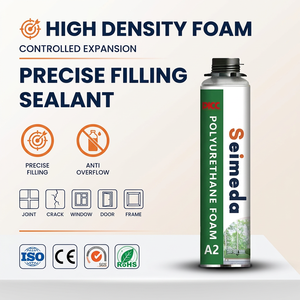 Sellador de Espuma de Poliuretano de Alta Densidad con Expansión Controlada, Relleno Preciso, Preenchimiento de Grietas Finas, Anti-Transbordamiento, Súper Resistente - Product Image 1