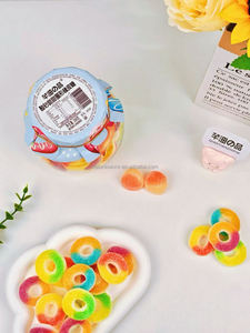 Caramelos de Goma Ácidos con Forma de Fresa Rosa, Dulces de Gelatina Frutal, Tarro de 208g, Recuerdo para Fiestas de Cumpleaños Infantiles, Venta al por Mayor, Proveedor OEM - Product Image 3