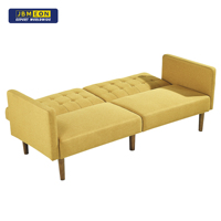 Günstiges Hochwertiges 2-Sitzer-Sofa Modernes Design Couch Wohnzimmer-Sofagarnitur Möbel Klappbares Stoffsofa