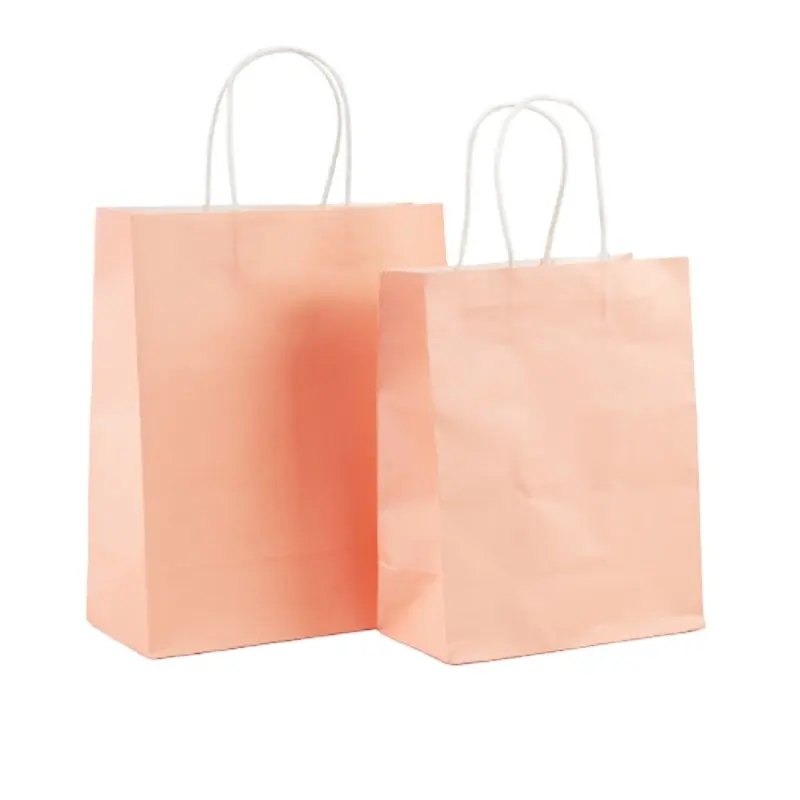 Benutzer definierte Promotion Geschenkt üte Kunden spezifische Großhandel Diy Craft Shopping Papiertüte Nylon Sling Geschenkt üte