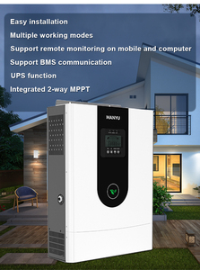 ระบบไฮบริดพลังงานแสงอาทิตย์แบบขนาน EU 220V 48V 6.2kw 8kw 10kw 12kw สำหรับใช้ในบ้าน ระบบออฟกริด ไฟฟ้าเฟสเดียว - Product Image 1