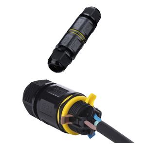 IP68 Wasserdichter Stecker M20 2-poliger <span class=keywords><strong>3</strong></span>-adriger Kabelst ecker mit Schnell anschluss für LED-Strom versorgung im Freien und industrielle Verkabelung - Product Image 3