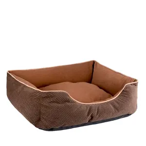 2017 new product soft large dog bed  foam padded luxury pet bed