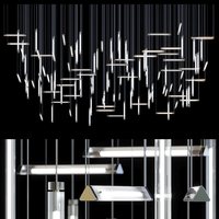 Lustre en or moderne Led lampe design italien lampes en verre de fer pour salon chambre restaurant lustre en verre Art déco